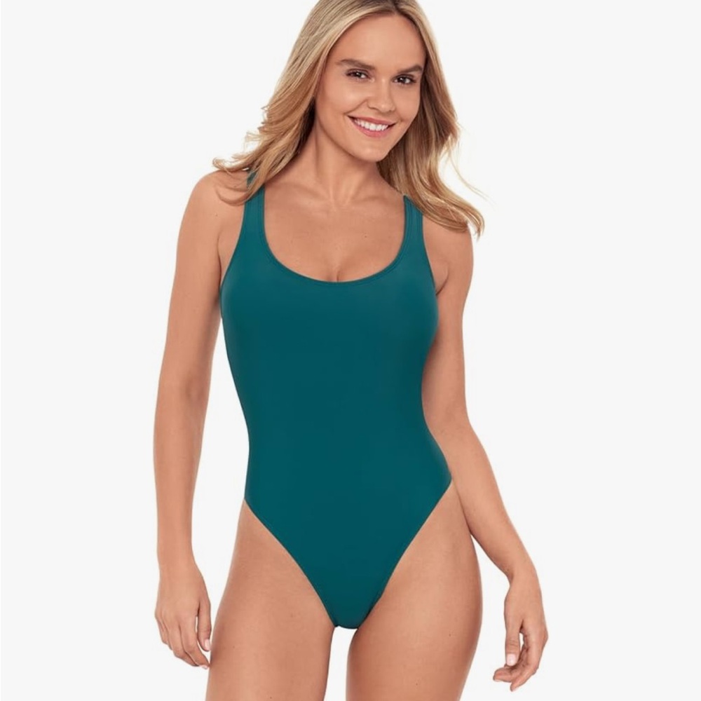 NWT Sports Illustrated One Piece Swimsuit Size Large Color:Marina 409